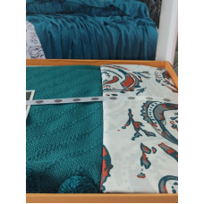 Petrol літнія постільна білизна з покривалом. Бавовна. First class Туреччина