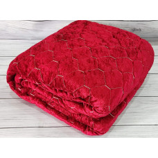 Lizbon bordo покривало см. наволочки 50х70см. Велюр. Туреччина Miss Bella