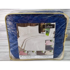 Lizbon lacivert покривало см. наволочки 50х70см. Велюр. Туреччина Miss Bella