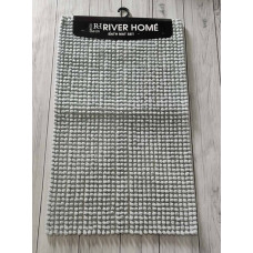 Mint помпончики. Килимки в ванну кімнату 2в1. River home Туреччина