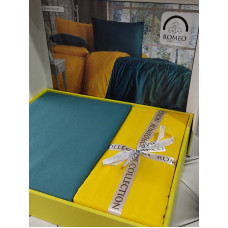 Ran.OIL AND YELLOW постіль євро розміру. Ранфорс. Romeo Туреччина