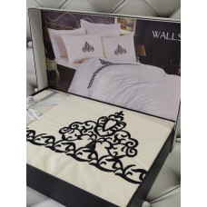Nak.Walls постіль євро розміру з вишивкою. Ранфорс. Romeo Туреччина