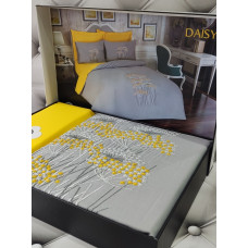 Nak.Daisy постіль євро розміру з вишивкою. Ранфорс. Romeo Туреччина