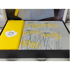 Nak.Daisy постіль євро розміру з вишивкою. Ранфорс. Romeo Туреччина