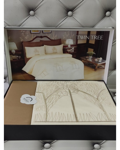 Комплекти постільної білизни Romeo Туреччина  Євро Бавовна ST4275 купити у Postel.biz.ua