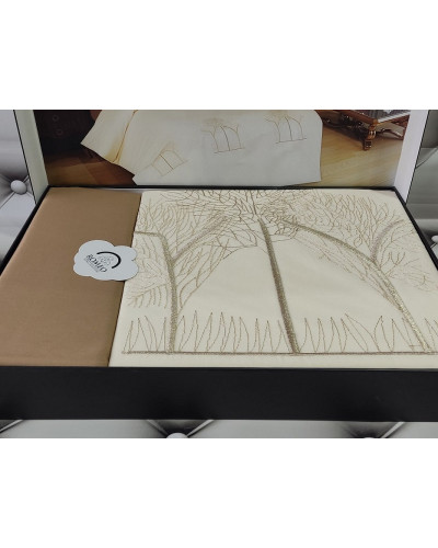 Комплекти постільної білизни Romeo Туреччина  Євро Бавовна ST4275 купити у Postel.biz.ua