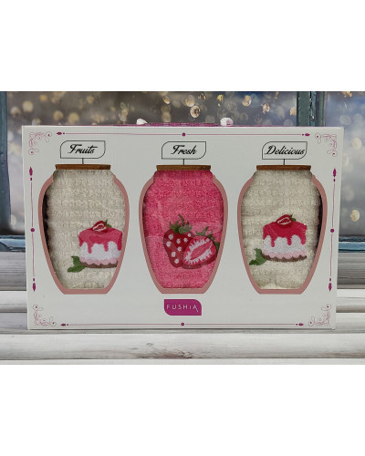 Рушники Fushia Туреччина  40х60 Бавовна ST4242 купити у Postel.biz.ua