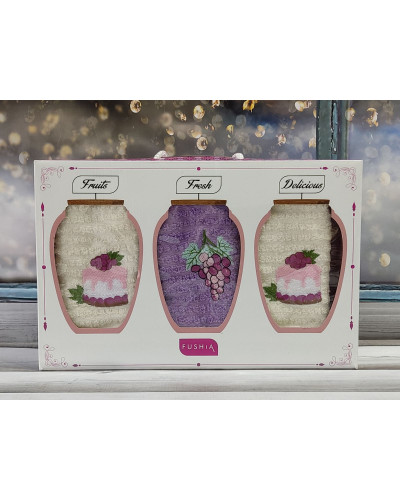 Рушники Fushia Туреччина  40х60 Бавовна ST4244 купити у Postel.biz.ua