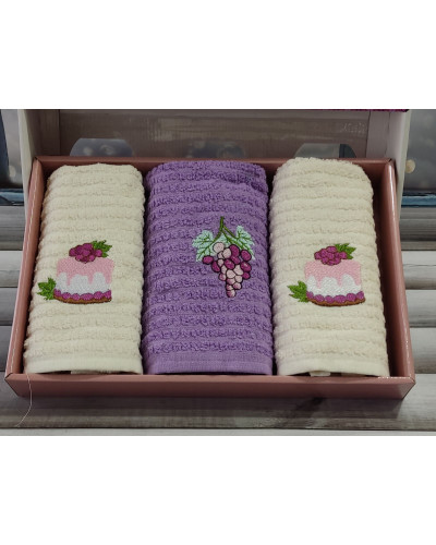 Рушники Fushia Туреччина  40х60 Бавовна ST4244 купити у Postel.biz.ua