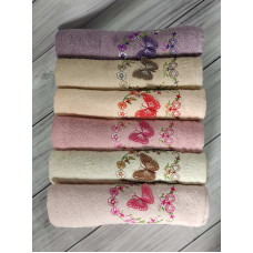 3D Kelebek см., 6 шт/уп. махрові рушники 3D.