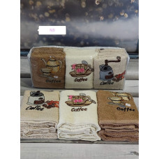 Mame Kofe см., 6 шт/уп. Кухонні рушники. ПВХ упаковка.