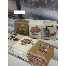 Mame Kofe см., 6 шт/уп. Кухонні рушники. ПВХ упаковка.