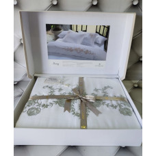 Daisy mint постільна білизна з вишивкою.  розмір. Pepper home Туреччина.