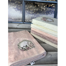 Hayal rose 3D бамбукові рушники см., 6 шт/уп. Pupilla Туреччина.