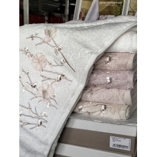 LIZARO бамбукові рушники см., 6 шт/уп. Pupilla Туреччина.