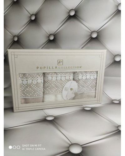 Рушники Pupilla Туреччина  30х50 Бавовна ST1888 купити у Postel.biz.ua