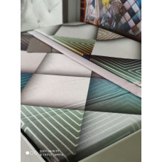 Allen 3D сатинова постіль.  розмір. Pupilla Туреччина.