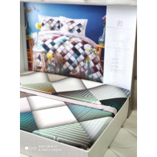 Allen 3D сатинова постіль.  розмір. Pupilla Туреччина.