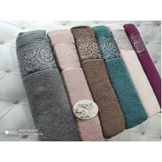 Lara махрові рушники см., 6 шт/уп. Miasoft Туреччина.