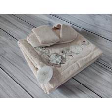 Flowers pudra бамбукові жіночі набори для сауни. Pupilla Туреччина.