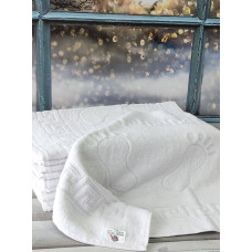 Біли готельні рушники під ноги см., 10шт/уп. 550г/м2.