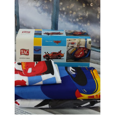 Rinsy cars roce полуторна дитяча постіль. Ранфорс. TAC Туреччина.