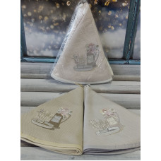 Pupilla Bernini 2в1 рушники см., рушники з вишивкою.