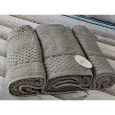 Monet gri набір 3в1 рушників. Мікрокоттон. Pupilla Туреччина.