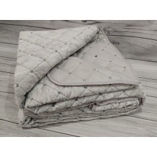 Lizbon gri покривало см. наволочки 50х70см. Велюр. Туреччина Miss Bella