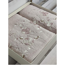 Pupilla 2в1 Lizaro lila бамбукові рушники.Туреччина.