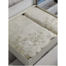 Pupilla 2в1 Vanetta bej бамбукові рушники.Туреччина.