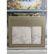 Pupilla 2в1 Vanetta gul бамбукові рушники.Туреччина.