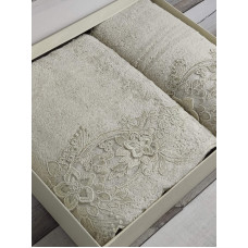 Pupilla 2в1 Vanetta mint бамбукові рушники.Туреччина.