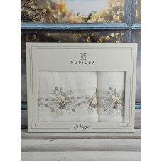 Pupilla 2в1 Elanur Ramaska krem рушники 2в1. Пеньє. Pupilla Туреччина.
