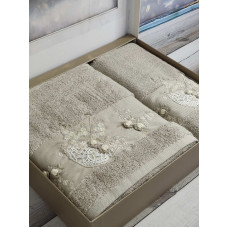 Pupilla 2в1 Elanur Zontik bej пеньє рушники.Туреччина.