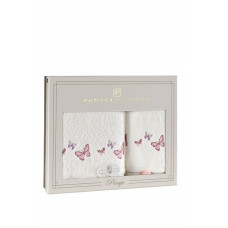 Pupilla 2в1 Sila Butterfly krem набір рушників. Пеньє.Туреччина