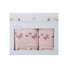 Pupilla 2в1 Sila Butterfly pudra набір рушників. Пеньє.Туреччина