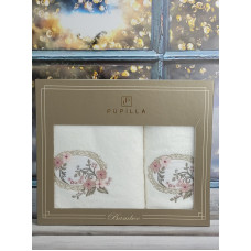 Pupilla 2в1 Hayal oval krem бамбукові рушники.Туреччина.