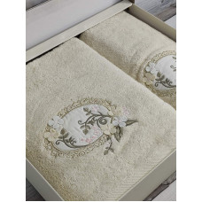 Pupilla 2в1 Hayal oval bej бамбукові рушники.Туреччина.