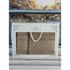 Mame krestik kahve набір 2в1 бавовняні рушники. Туреччина.