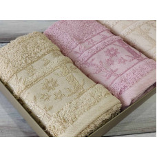 Pupilla Elite acik gul см., 3в1. Бамбукові рушники.