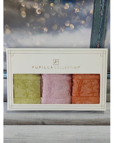 Рушники Pupilla Туреччина  30х50 Бамбук ST4940 yesil купити у Postel.biz.ua