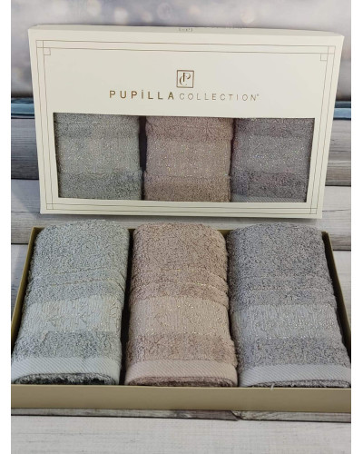 Рушники Pupilla Туреччина  30х50 Бамбук ST5020 bej купити у Postel.biz.ua