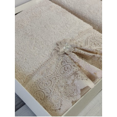 Pupilla 2в1 Romantik bej Бамбукові рушники.Туреччина.