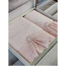 Pupilla 2в1 Romantik pembe Бамбукові рушники.Туреччина.