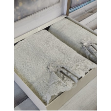 Pupilla 2в1 Romantik gri Бамбукові рушники.Туреччина.