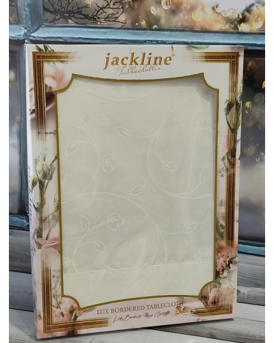 Скатертини Jacline Туреччина  160х220 Поліестер ST5050-2 купити у Postel.biz.ua