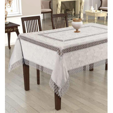 Tropik Home FRINGED AGK 243.Скатертина 160x200 POLYESTER MASA JAKARD PANO