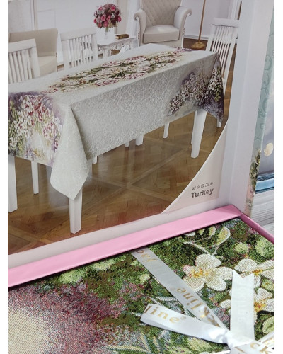 Скатертини Jacline Туреччина  160х220 Бавовна ST5059 купити у Postel.biz.ua