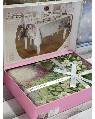 Скатертини Jacline Туреччина  160х220 Бавовна ST5059 купити у Postel.biz.ua